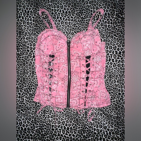 *SOLD* ROYAL BONES CORSET TANK SMALL - Picture 8 of 10